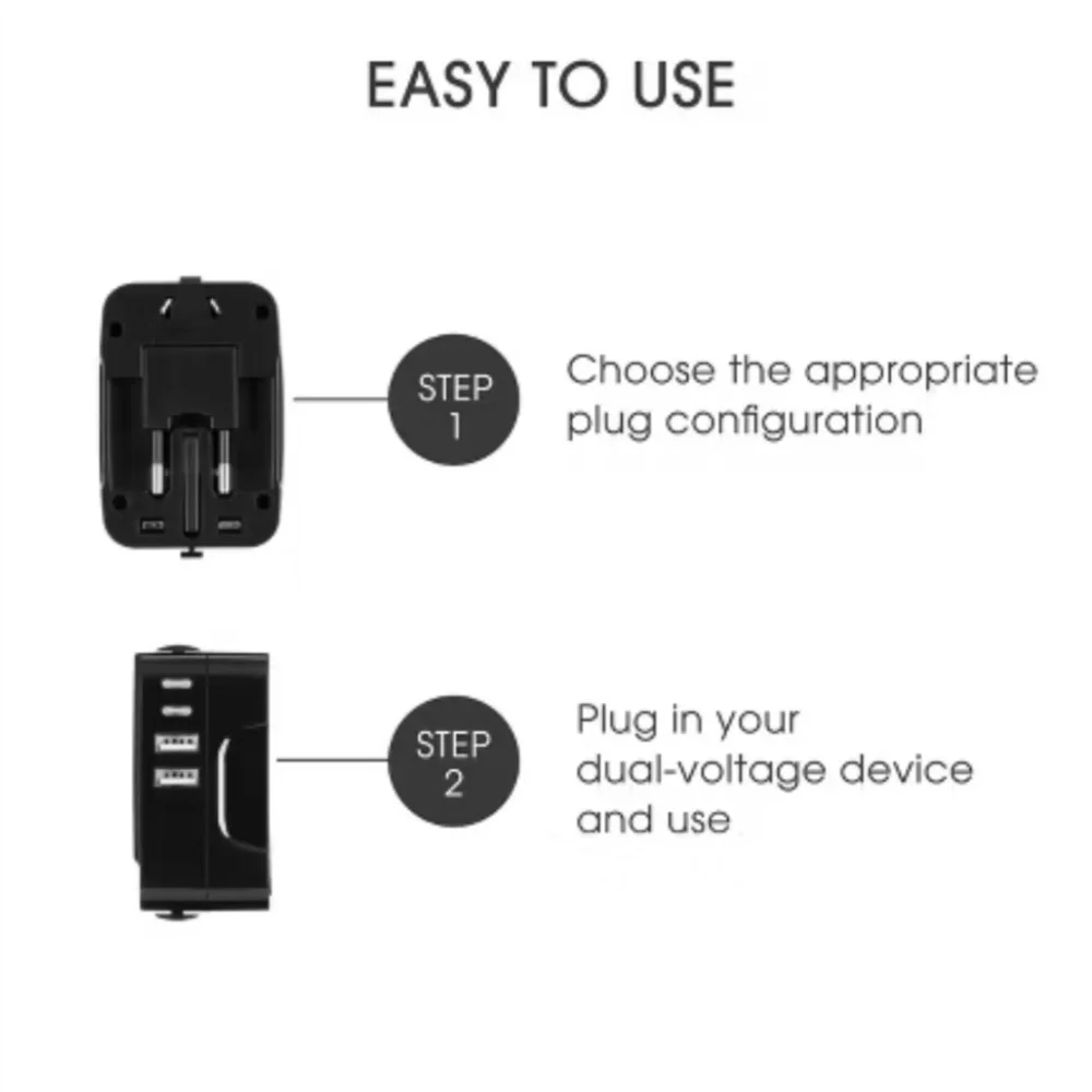 Conair Travel Smart Power Adapter